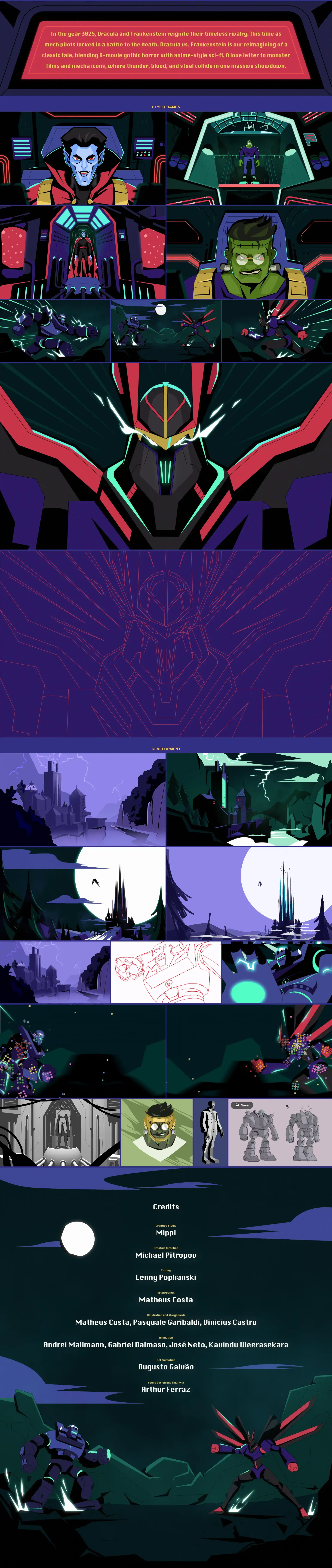 Dracula vs. Frankenstein · The 1000-Year Battle — project image 2